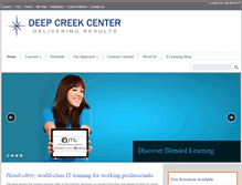 Tablet Screenshot of deepcreekcenter.com